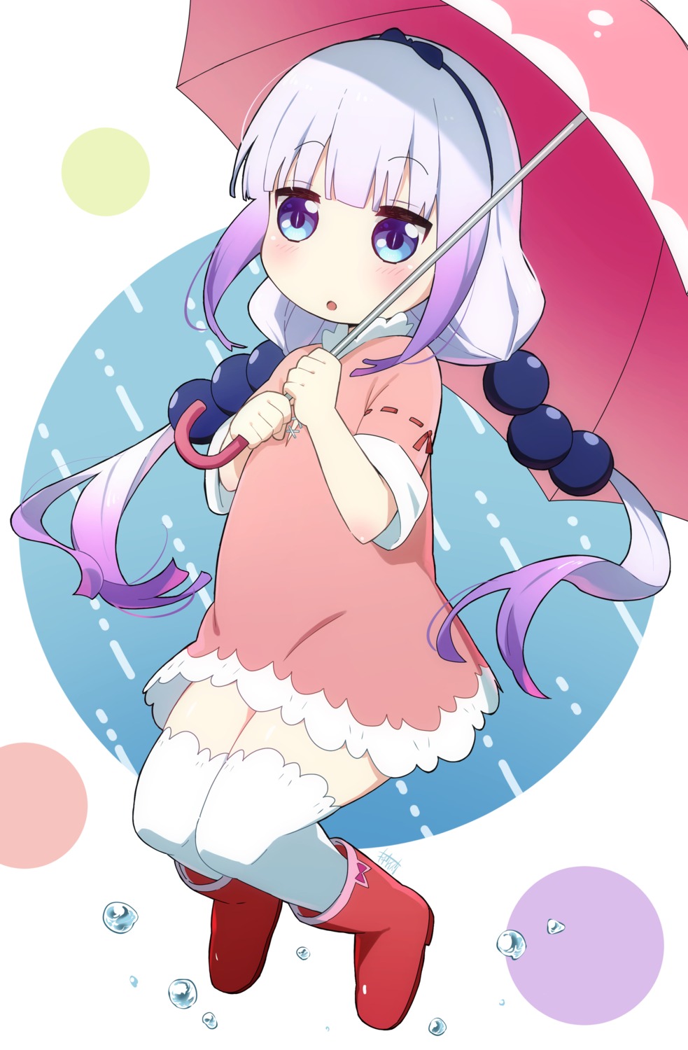 omagacchu kobayashi-san chi no maid dragon kanna kamui dress 